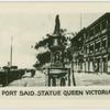 Port Said.  Statue Queen Victoria.