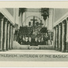 Bethlehem.  Interior of the Basilic