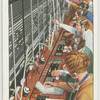International telephone exchange, London.