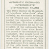 Automatic exchange: intermediate distribution frame.