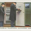 Mobile telephone exchange van.