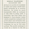 Mobile telephone exchange van.