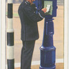 Police telephone pillar.