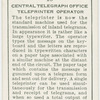 Central telegraph office teleprinter operator.