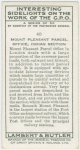 Mount Pleasant parcel office, Indian section.