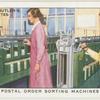 Postal order sorting machines.