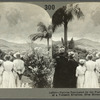 Natives Fascinated by the Fierce and Magnificent Sight of a Volcanic Eruption, Gros Morne, Martinique, F. W. I.