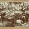 Older man reclining in hammock with stringed instrument