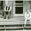 George C. Scott and John Cullum in the stage production The Boys in Autumn