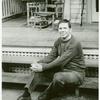 Playwright Bernard Sabath on the set of The Boys in Autumn