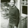 Playwright Bernard Sabath on the set of The Boys in Autumn