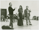 Tony Richardson, Vanessa Redgrave, and Pat Hingle in rehearsal