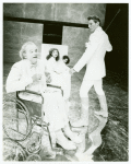 James Cahill, Mary Elizabeth Mastrantonio, Caitlin Clarke, and Christopher Reeve in the stage production The Marriage of Figaro