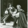 Christian Baskous and John Christopher Jones in the stage production The Miser