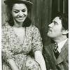 Salome Jens and Mitchell Ryan in the stage production A Moon for the Misbegotten