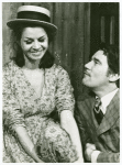 Salome Jens and Mitchell Ryan in the stage production A Moon for the Misbegotten