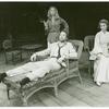 Sylvia Miles, Richard Chamberlain, and Dorothy McGuire in the stage production The Night of the Iguana