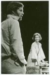 Richard Chamberlain and Dorothy McGuire in the stage production The Night of the Iguana