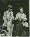 Richard Chamberlain and Barbara Caruso in the stage production The Night of the Iguana