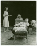 Dorothy McGuire, William Roerick, and Richard Chamberlain in the stage production The Night of the Iguana