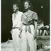 Nicolas Surovy and Jane Alexander in the stage production The Night of the Iguana