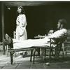 Maria Tucci and Nicolas Surovy in the stage production The Night of the Iguana