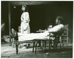 Maria Tucci and Nicolas Surovy in the stage production The Night of the Iguana