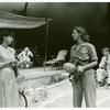 Maria Tucci (foreground), Jane Alexander (foreground), and Nicolas Surovy in the stage production The Night of the Iguana