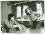 Edward Villella and Janie Sell in rehearsal for the stage production Pal Joey