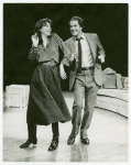 Barbara Feldon and Laurence Luckinbill in the stage production Past Tense