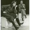 Barbara Feldon and Laurence Luckinbill in the stage production Past Tense