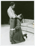 Laurence Luckinbill and Barbara Feldon in the stage production Past Tense
