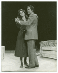 Barbara Feldon and Laurence Luckinbill in the stage production Past Tense