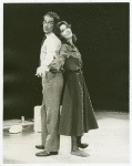 Laurence Luckinbill and Barbara Feldon in the stage production Past Tense