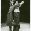 Barbara Feldon and Michael Miller in the stage production Past Tense