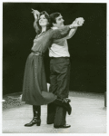 Barbara Feldon and Michael Miller in the stage production Past Tense