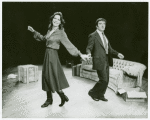 Barbara Feldon and Michael Miller in the stage production Past Tense