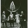 B.J. DeSimone, Robert Burr, Gregory Rozakis, and George Rose in the stage production The Royal Hunt of the Sun