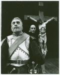 Robert Burr (foreground) in the stage production The Royal Hunt of the Sun