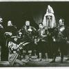 Christopher Plummer (right) with others in the stage production The Royal Hunt of the Sun
