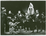 Christopher Plummer (right) with others in the stage production The Royal Hunt of the Sun