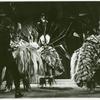 Scene from the stage production The Royal Hunt of the Sun ("The Massacre")