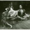 Clayton Corbin (right) in the stage production The Royal Hunt of the Sun