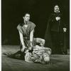 David Carradine, Christopher Plummer, and George Rose in the stage production The Royal Hunt of the Sun
