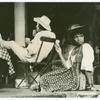 Jim Dale and Hattie Winston in the stage production Scapino