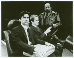Griffin Dunne, Keith Szarabajka, and Mike Hodge in the stage production Search and Destroy
