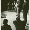Carol Teitel, Jack Dodson, and cast members in the stage production Under Milk Wood