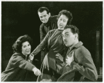 Carol Teitel, Robert Gerringer, Jenny Egan, and Jack Dodson in the stage production Under Milk Wood