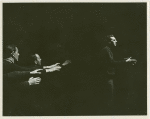 Jack Dodson and cast members in the stage production Under Milk Wood