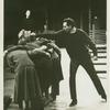 Jack Dodson and cast members in the stage production Under Milk Wood